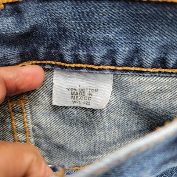 LEVI'S 501 WOMEN'S CUTOFF DENIM SHORTS, SIZE 30 - Picture 3 of 9